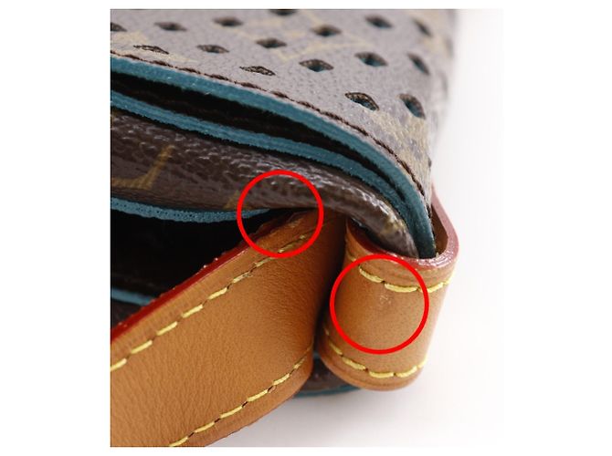 Borsa a Spalla Monogram Perfo Louis Vuitton Marrone - vista 13