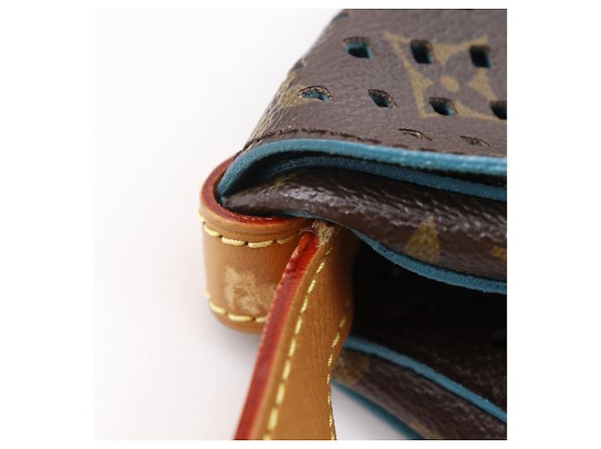 Borsa a Spalla Monogram Perfo Louis Vuitton Marrone - vista 14