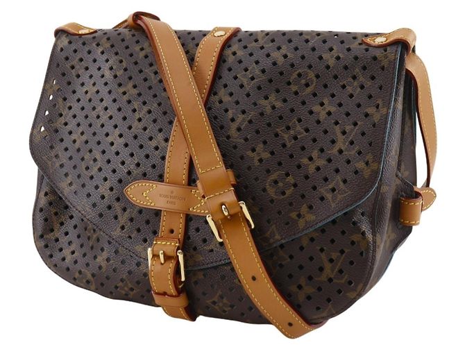 Borsa a Spalla Monogram Perfo Louis Vuitton Marrone - vista 2