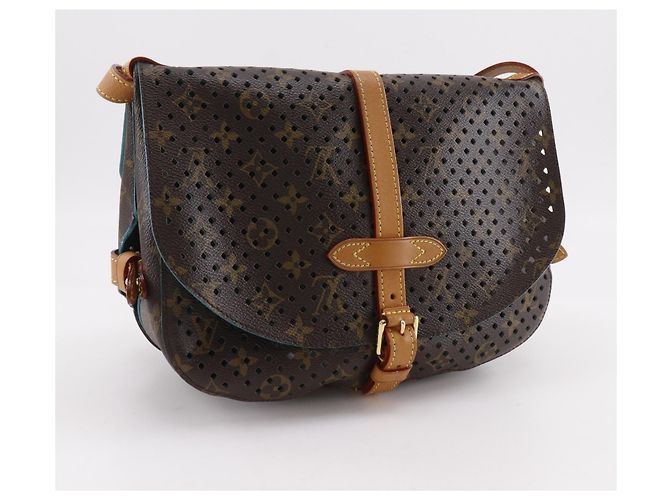 Borsa a Spalla Monogram Perfo Louis Vuitton Marrone - vista 3