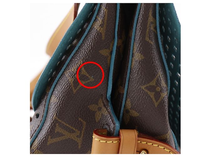 Borsa a Spalla Monogram Perfo Louis Vuitton Marrone - vista 8