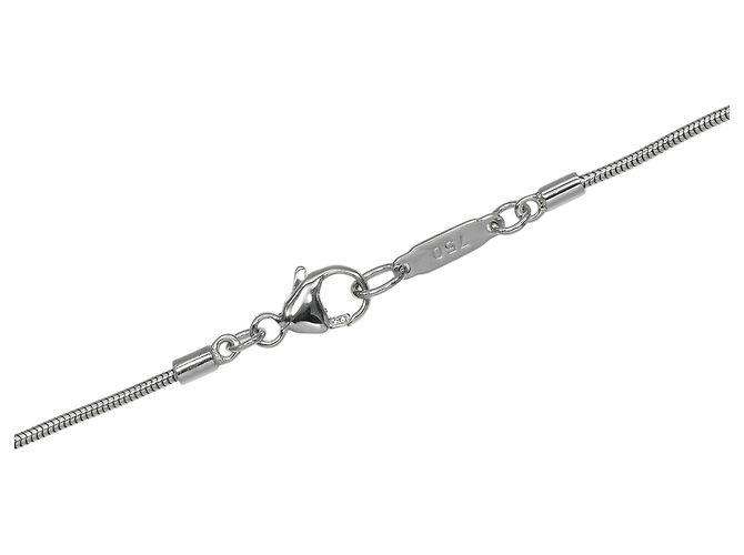 Collana Atlas Bar di Tiffany & Co. in oro bianco 18K con diamante - vista 7
