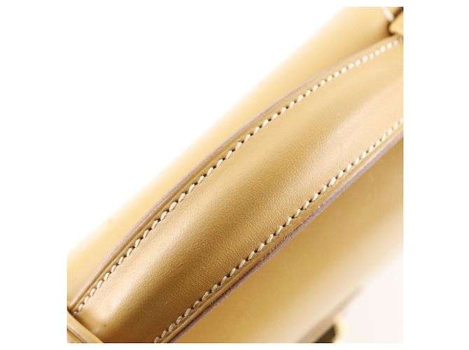 Borsa da lavoro Depeche 38 di Hermès Marrone Giallo - vista 5