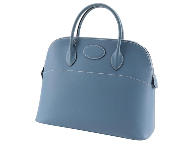Borsa Hermès Bolide 35 Blu - vista 2