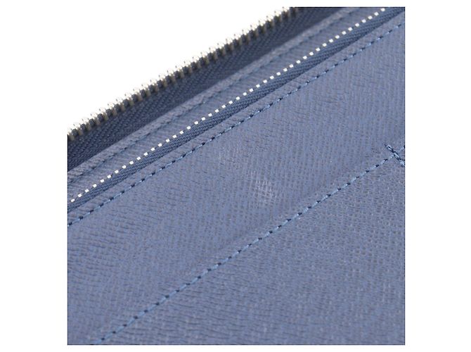 Zippy Louis Vuitton Taiga Long Wallet Blue Navy blue - view 10