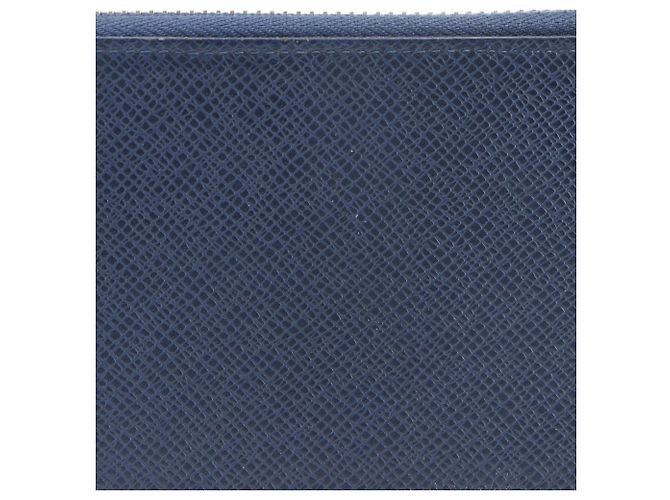 Zippy Louis Vuitton Taiga Long Wallet Blue Navy blue - view 13