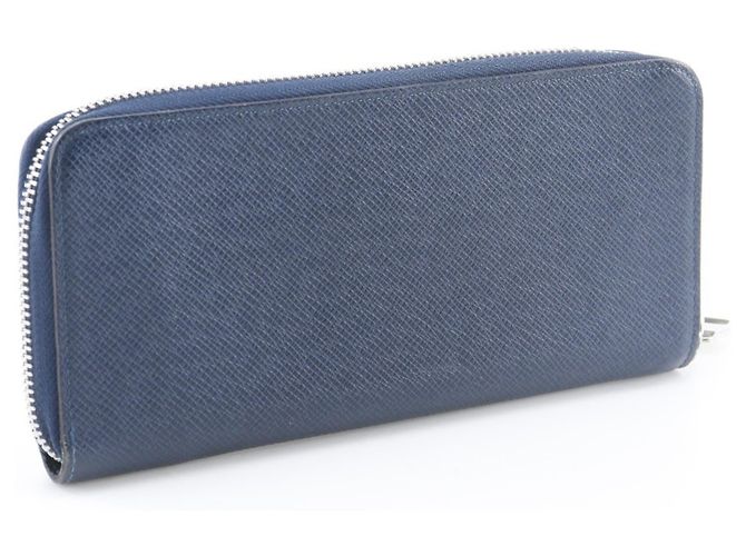 Zippy Louis Vuitton Taiga Long Wallet Blue Navy blue - view 3