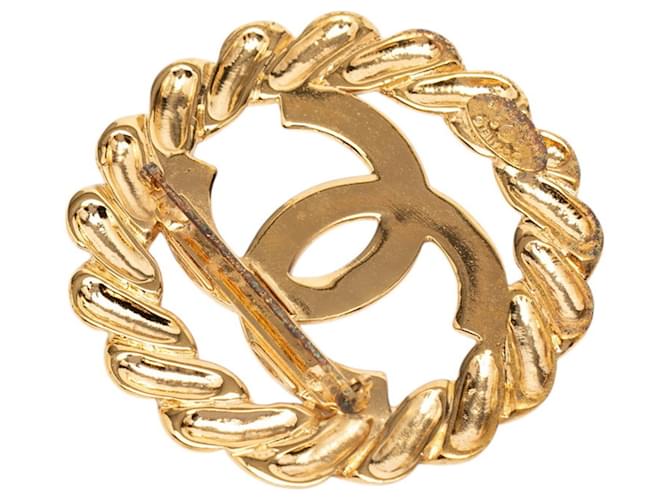 Spilla Vintage Coco Mark di Chanel D'oro - vista 2
