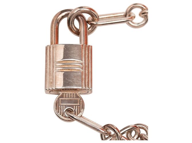 Hermès Alpha Kelly Halskette aus Silber - Ansicht 2