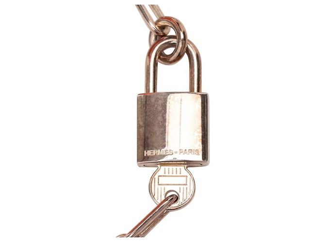 Hermès Alpha Kelly Halskette aus Silber - Ansicht 3