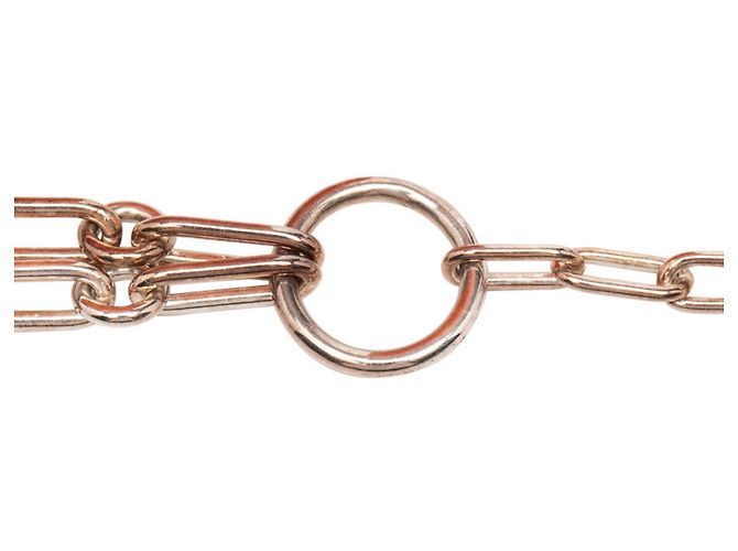 Hermès Alpha Kelly Halskette aus Silber - Ansicht 4