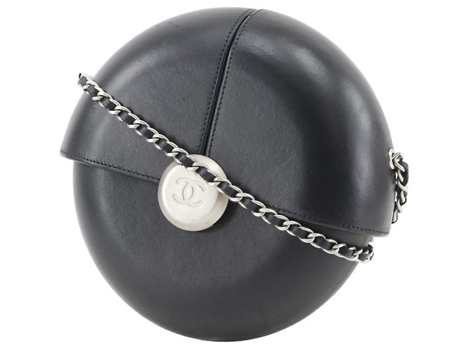 Borsa a spalla in pelle nera Chanel Nero - vista 2
