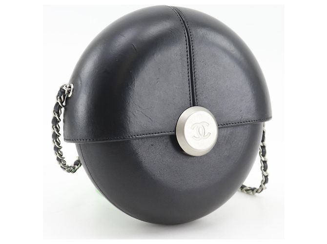 Borsa a spalla in pelle nera Chanel Nero - vista 3