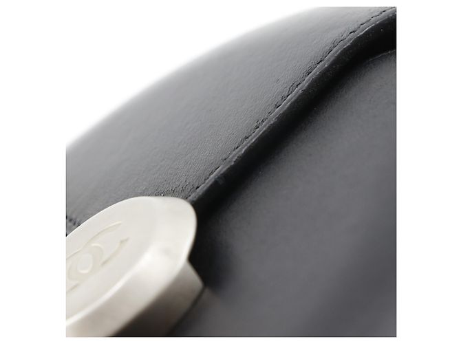 Borsa a spalla in pelle nera Chanel Nero - vista 9