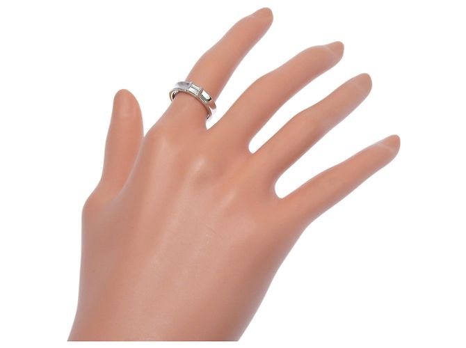 Anello Impilabile Tiffany & Co. in Oro Bianco 18K - vista 2