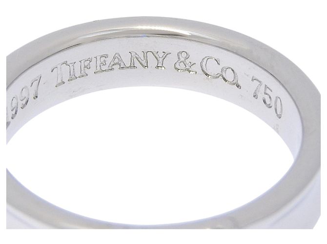 Anello Impilabile Tiffany & Co. in Oro Bianco 18K - vista 6