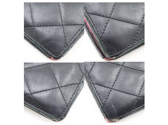 Chanel Cambon Linie Bi-Fold Langbörse Schwarz - Ansicht 5