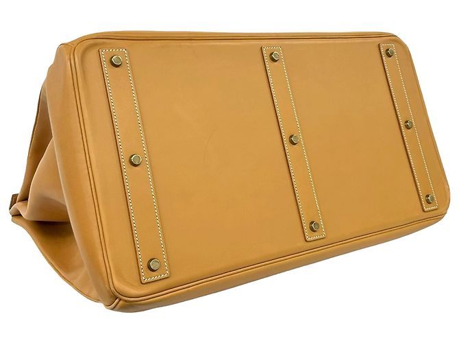 Hermès Borsa Birkin 50 Vacca Marrone HAC Marrone chiaro - vista 3