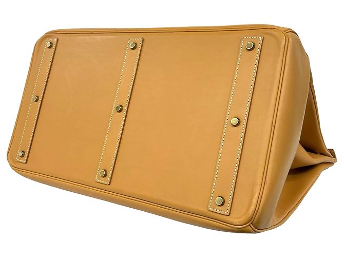 Hermès Borsa Birkin 50 Vacca Marrone HAC Marrone chiaro - vista 4