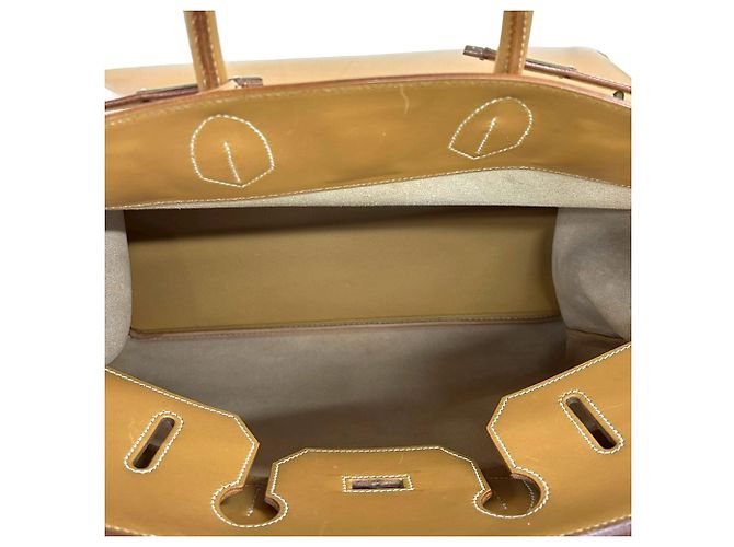 Hermès Borsa Birkin 50 Vacca Marrone HAC Marrone chiaro - vista 5
