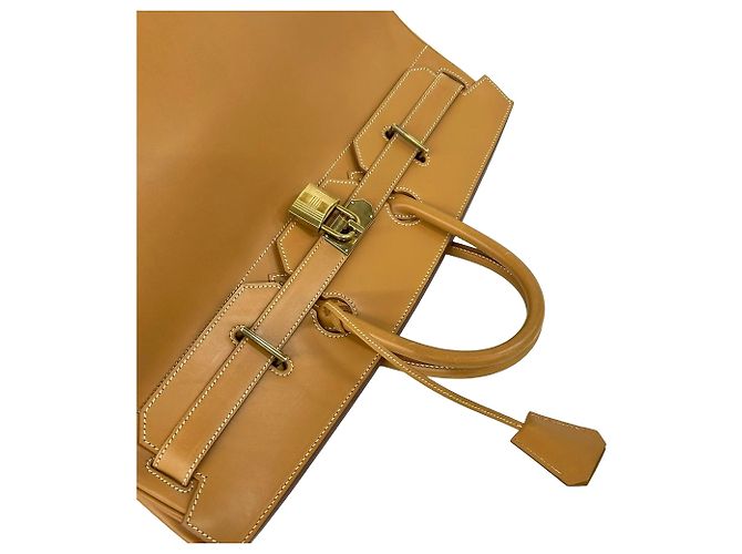 Hermès Borsa Birkin 50 Vacca Marrone HAC Marrone chiaro - vista 8