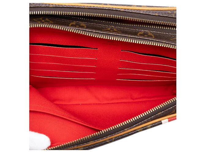 Clutch Pavel Monogramma Marrone Louis Vuitton - vista 4