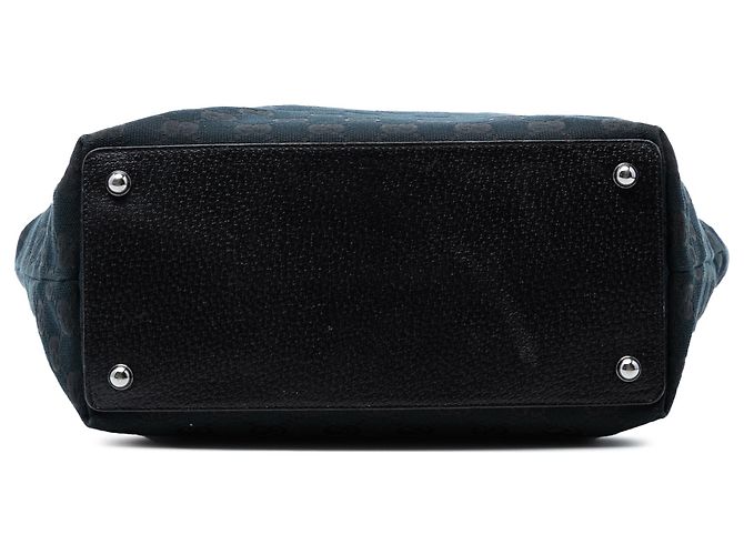 Gucci Schwarze Große GG Canvas Eclipse Tote - Ansicht 3