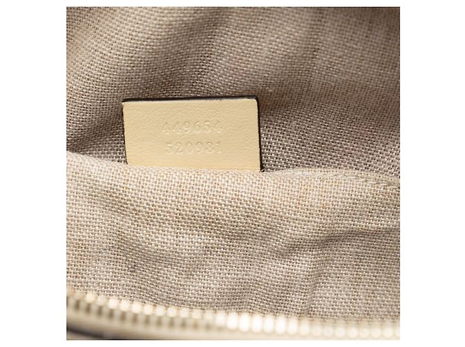 Sac à main mini Microguccissima blanc de Gucci Écru - vue 6