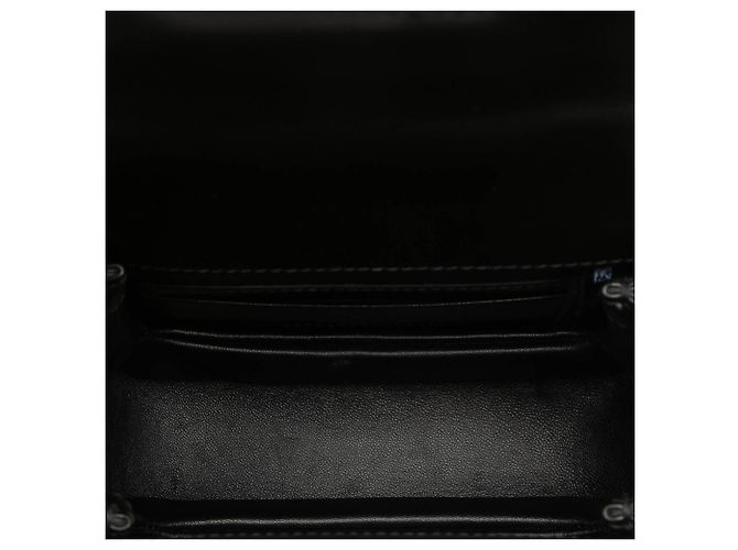 Bamboo Borsa Gucci Mini in pelle di vitello nera 1947 con manico in bambù Nero - vista 4