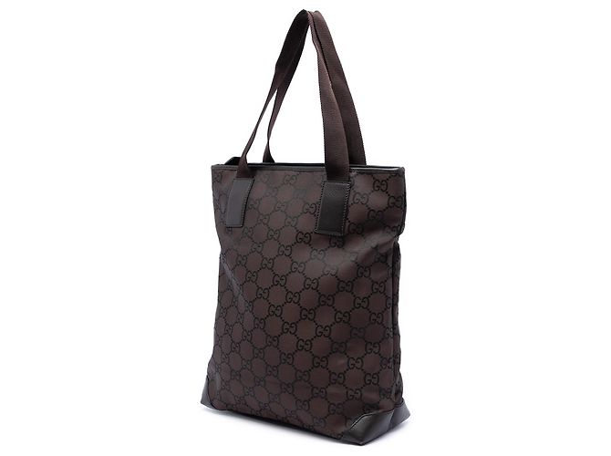 Gucci Braune GG Nylon Tote - Ansicht 2