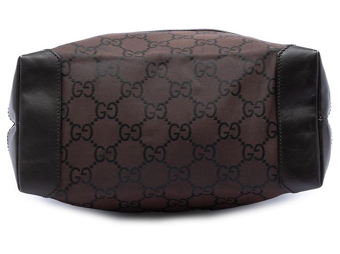 Gucci Braune GG Nylon Tote - Ansicht 3