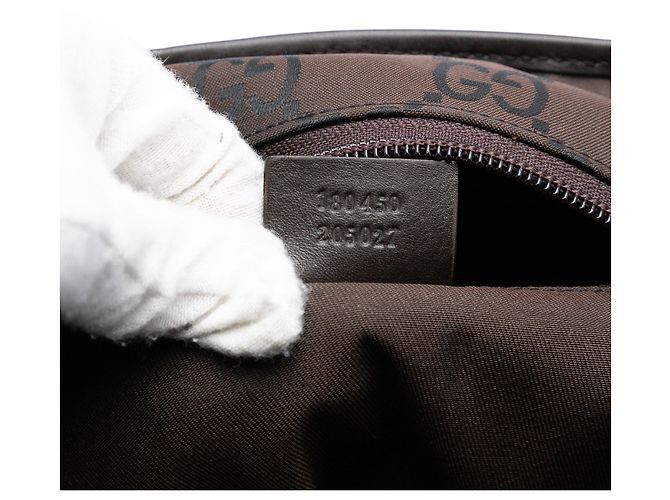 Gucci Braune GG Nylon Tote - Ansicht 6