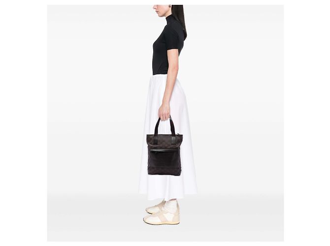 Gucci Braune GG Nylon Tote - Ansicht 7