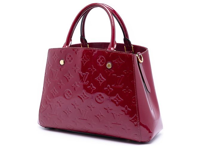 Louis Vuitton Monogram Vernis Montaigne BB Rosa - vista 2