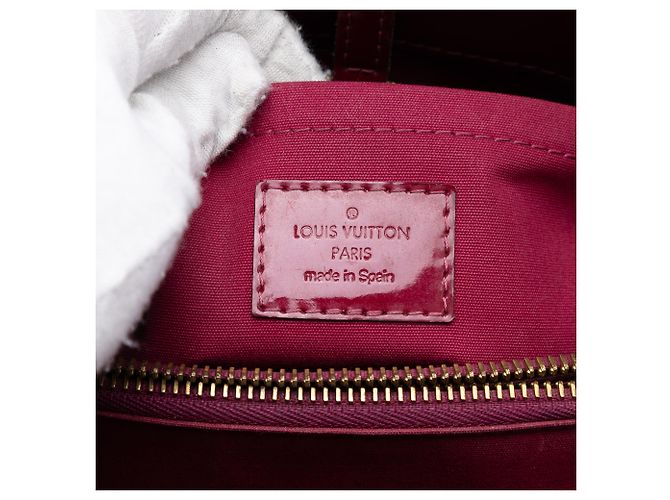 Louis Vuitton Monogram Vernis Montaigne BB Rosa - vista 5