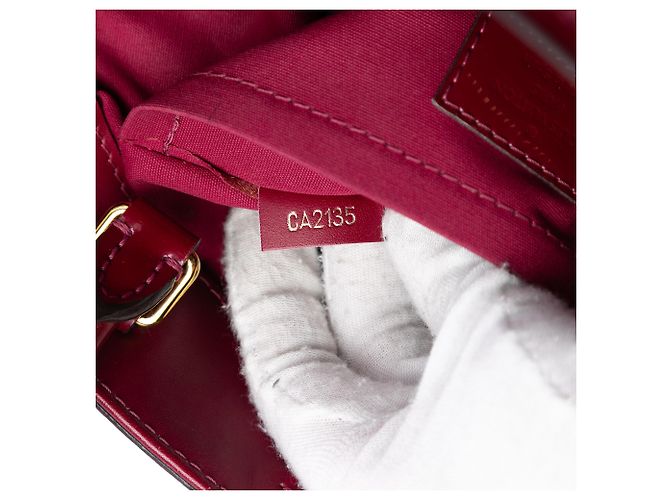 Louis Vuitton Monogram Vernis Montaigne BB Rosa - vista 6
