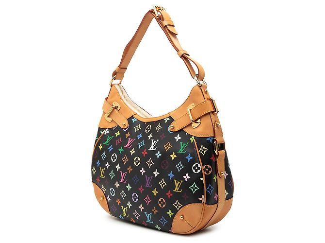Louis Vuitton Black Monogram Multicolore Greta - view 2