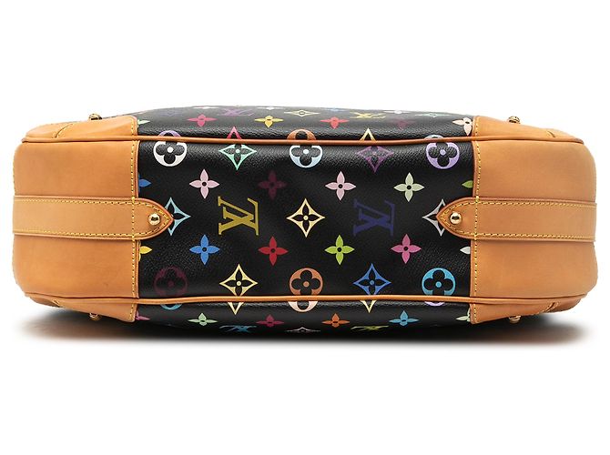 Louis Vuitton Black Monogram Multicolore Greta - view 3
