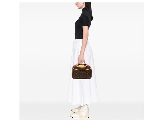 Louis Vuitton Trouville Monogramma Marrone - vista 7
