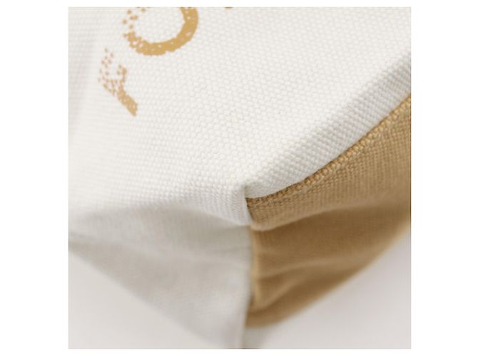 Louis Vuitton Weiße Canvas Fondation Tote - Ansicht 9