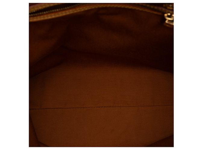 Louis Vuitton Borsa Reade MM in Vernis Monogram Marrone Bronzo - vista 4