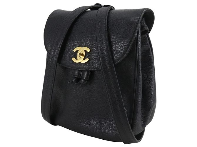 Chanel Coco Mark Rucksack Schwarz - Ansicht 2