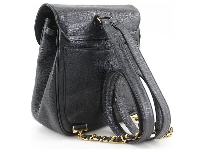 Chanel Coco Mark Rucksack Schwarz - Ansicht 3