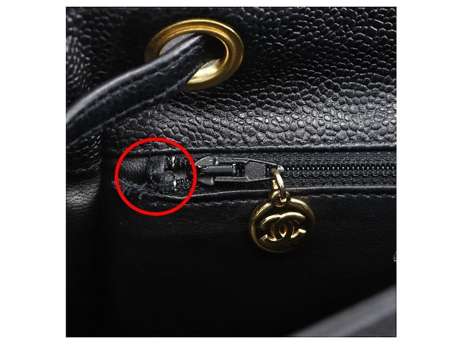 Chanel Coco Mark Rucksack Schwarz - Ansicht 9