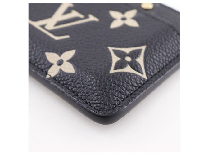 Estuche para tarjetas Monogram Empreinte Louis Vuitton Beige Dorado - vista 5