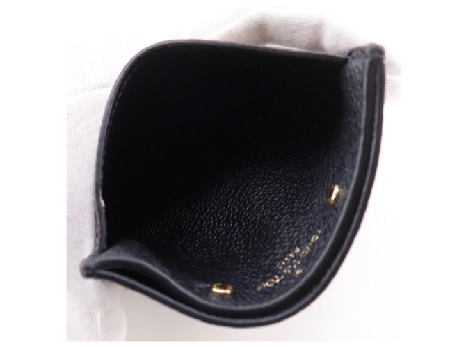 Estuche para tarjetas Monogram Empreinte Louis Vuitton Beige Dorado - vista 7
