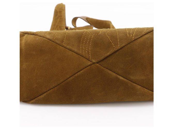 Borsa a spalla con design a punto Salvatore Ferragamo Cammello - vista 10