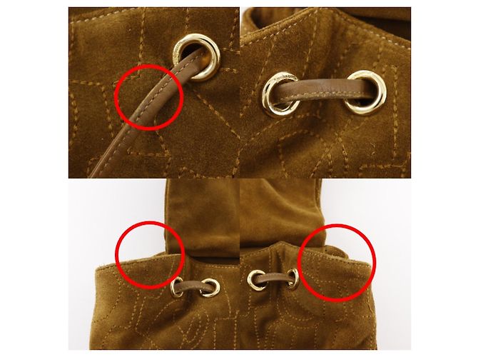 Borsa a spalla con design a punto Salvatore Ferragamo Cammello - vista 12