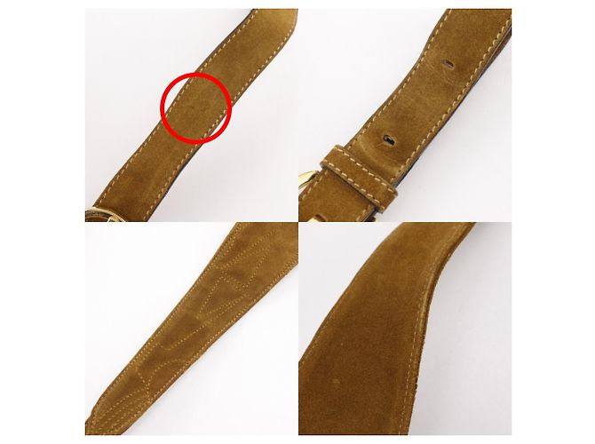 Borsa a spalla con design a punto Salvatore Ferragamo Cammello - vista 15