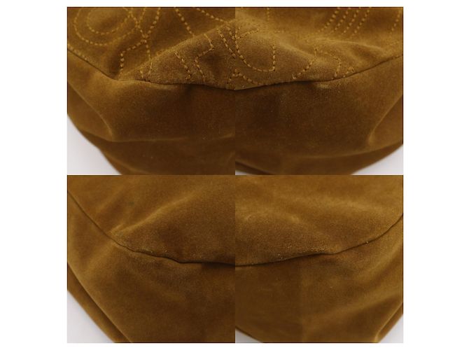 Borsa a spalla con design a punto Salvatore Ferragamo Cammello - vista 4